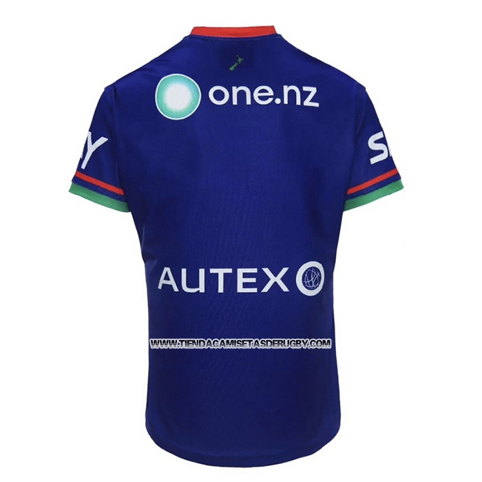 Camiseta Nueva Zelandia Warriors Rugby 2024 Local Azul